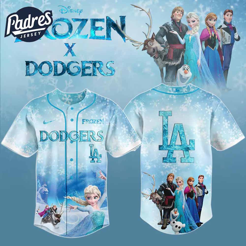 Los Angeles Dodgers x Frozen Baseball Jersey 2025 - Padres Jersey Oasis: Elevate Your Baseball Style Game