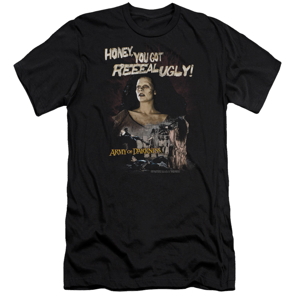 Army Of Darkness Reeeal Ugly! - Men's Premium Slim Fit T-Shirt