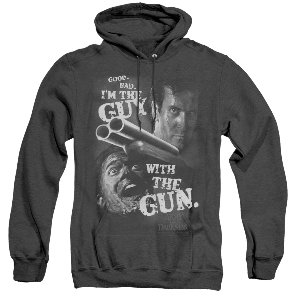 Army Of Darkness Army Of Darkness/Guy With The Gun - Heather Pullover Hoodie