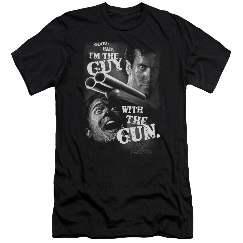 Army Of Darkness Guy With The Gun - Men's Premium Slim Fit T-Shirt