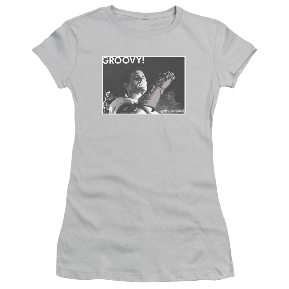 Army Of Darkness Groovy - Juniors T-Shirt