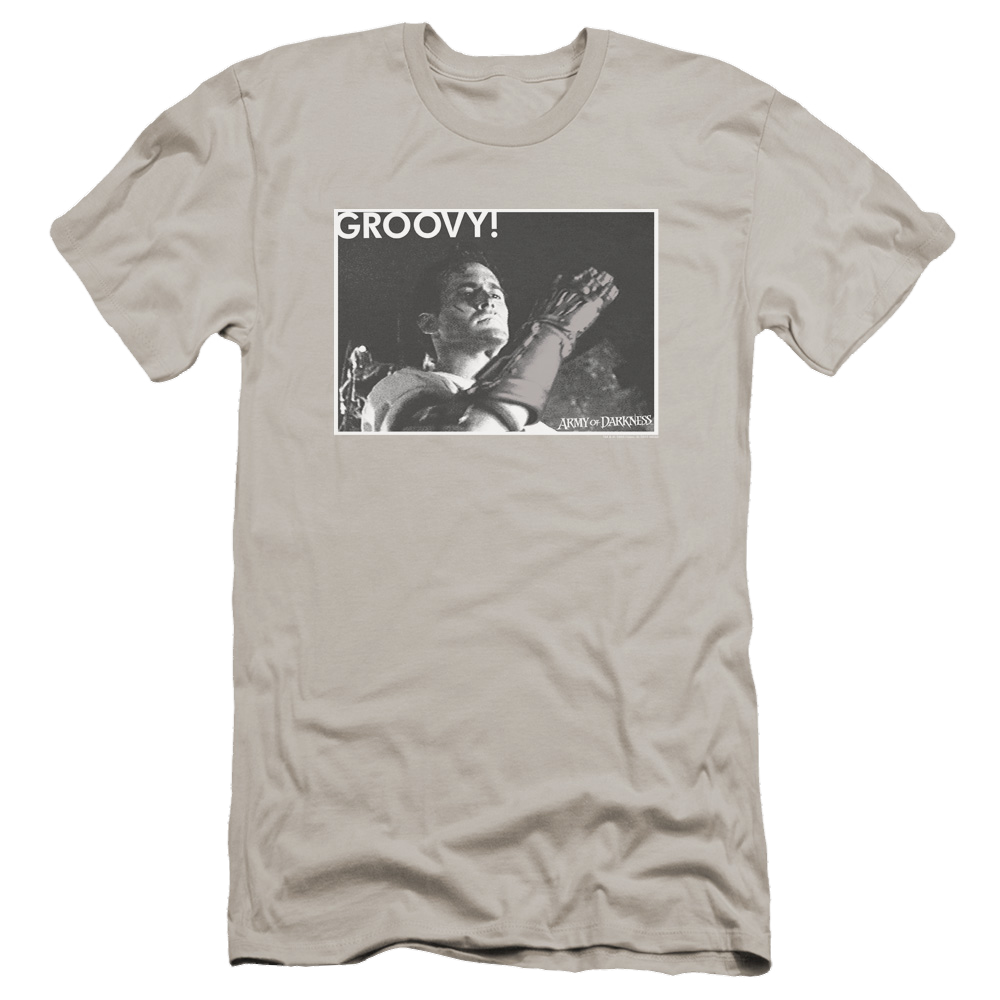 Army Of Darkness Groovy - Men's Premium Slim Fit T-Shirt