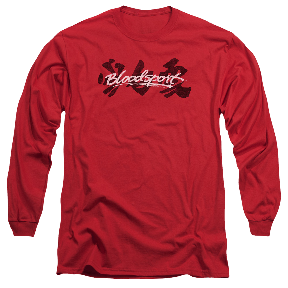 Bloodsport Kanji - Men's Long Sleeve T-Shirt