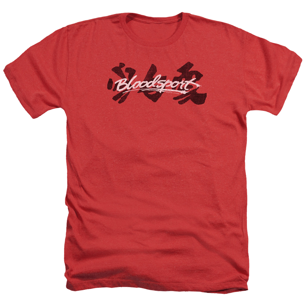 Bloodsport Kanji - Men's Heather T-Shirt