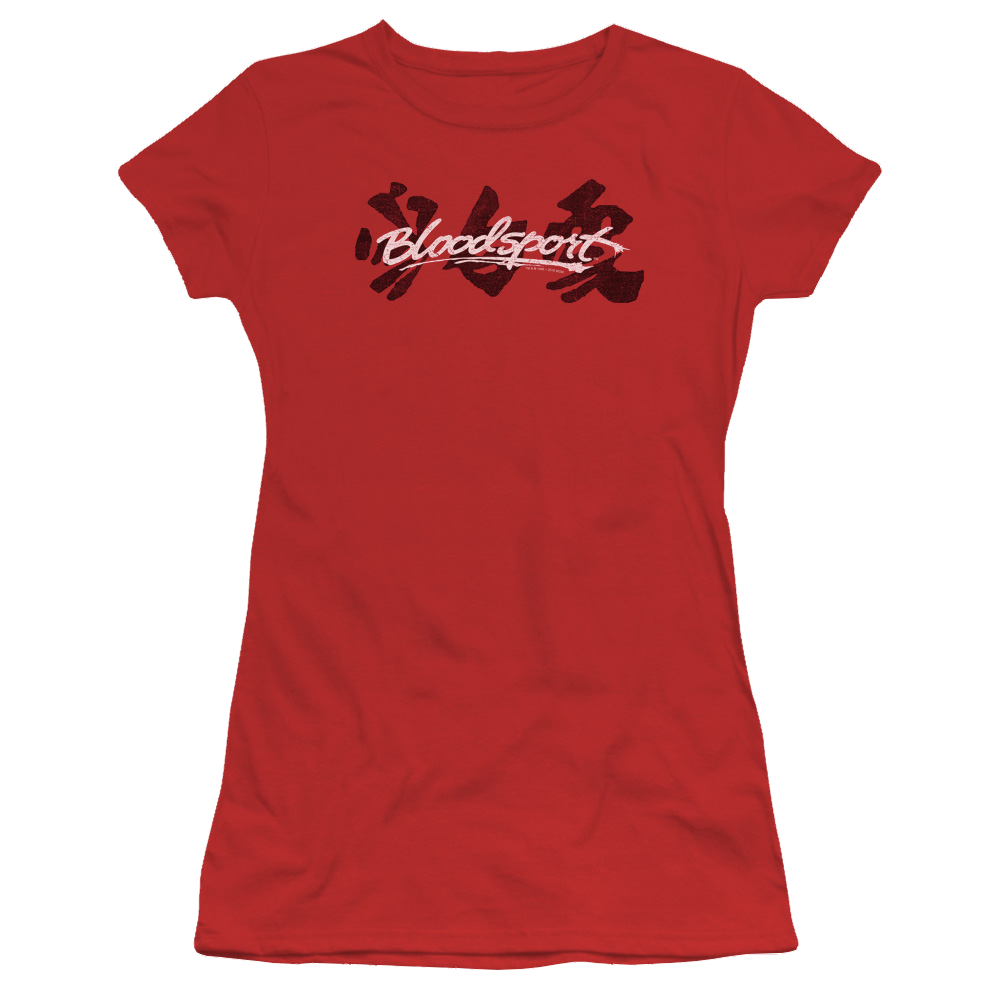 Bloodsport Kanji - Juniors T-Shirt