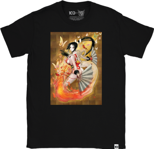 THE KING OF FIGHTERS - 'Mai Shiranui' T-Shirt - Black