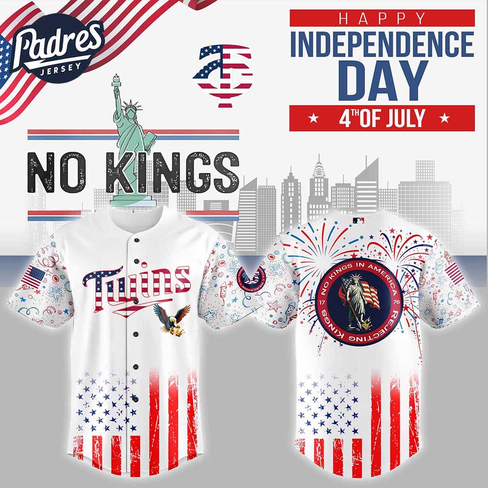 Minnesota Twins MLB X The 4th Of July X Military Custom Baseball Jersey - Padres Jersey Oasis: Elevate Your Baseball Style Game