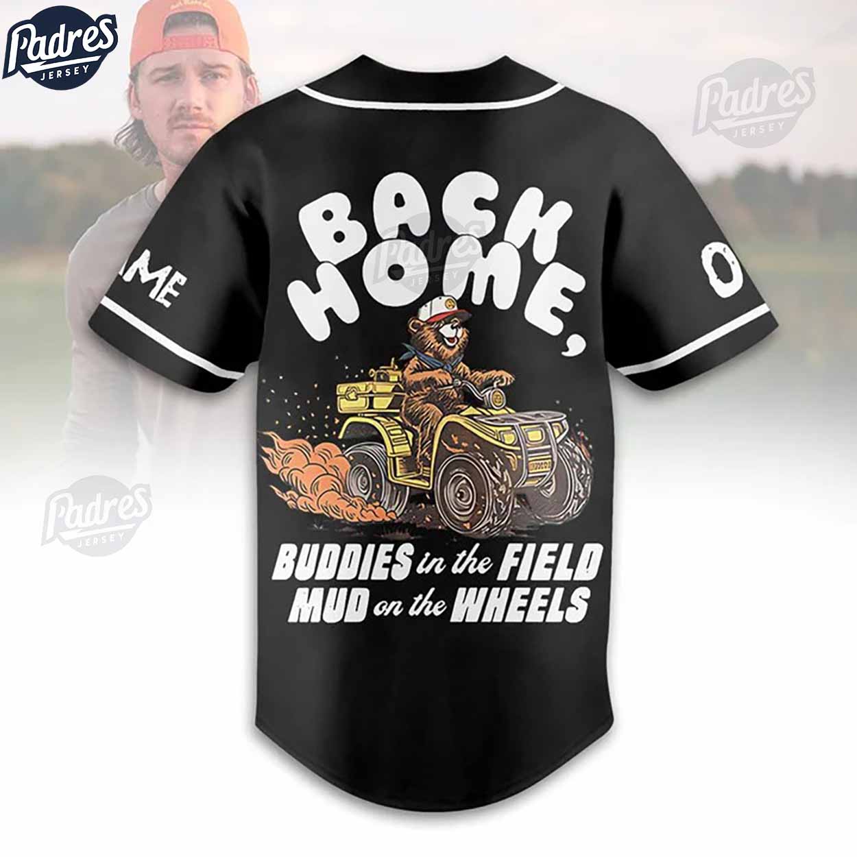 Morgan Wallen Back Home Custom Baseball Jersey - Padres Jersey Oasis: Elevate Your Baseball Style Game