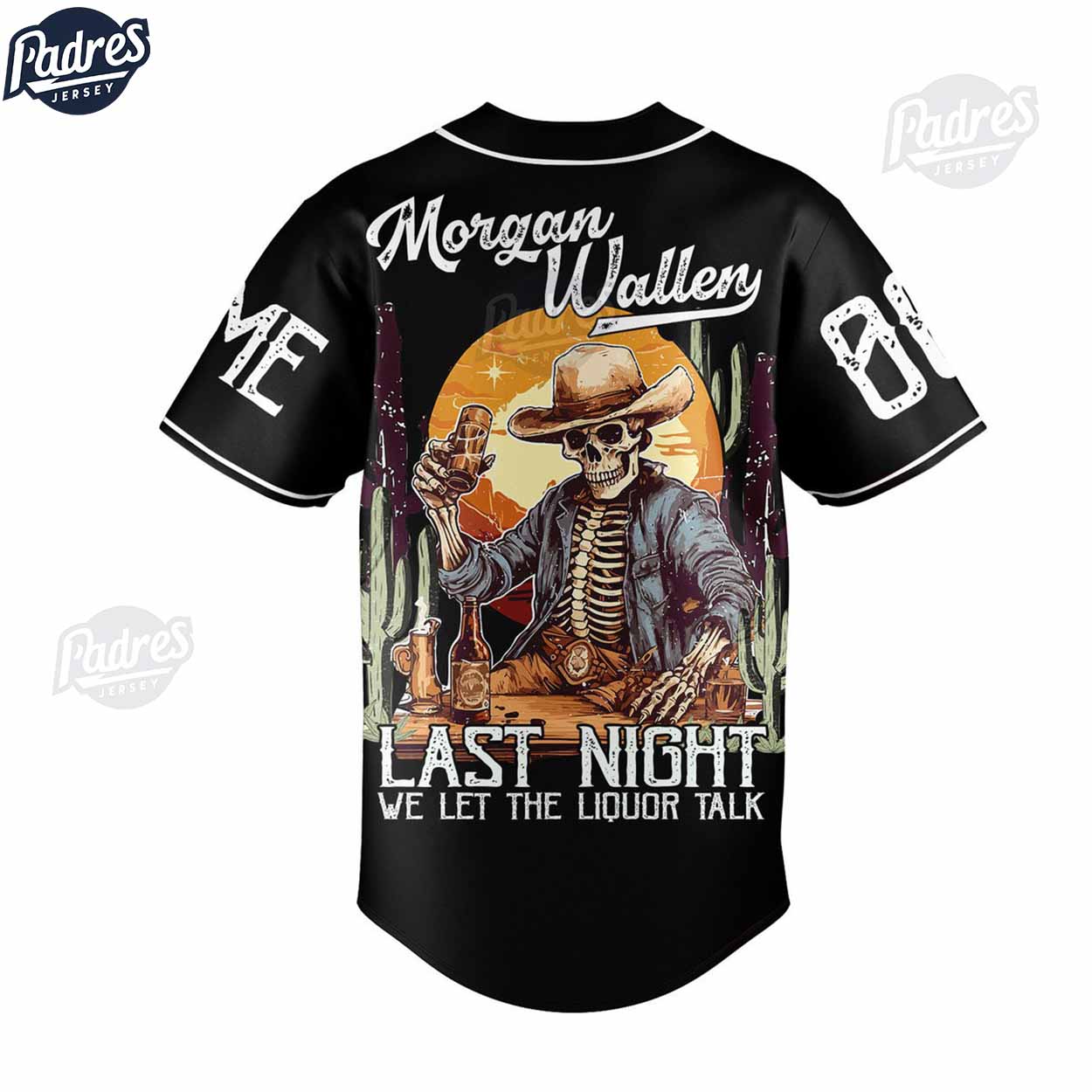 Morgan Wallen Last Night Custom Baseball Jersey Style - Padres Jersey Oasis: Elevate Your Baseball Style Game