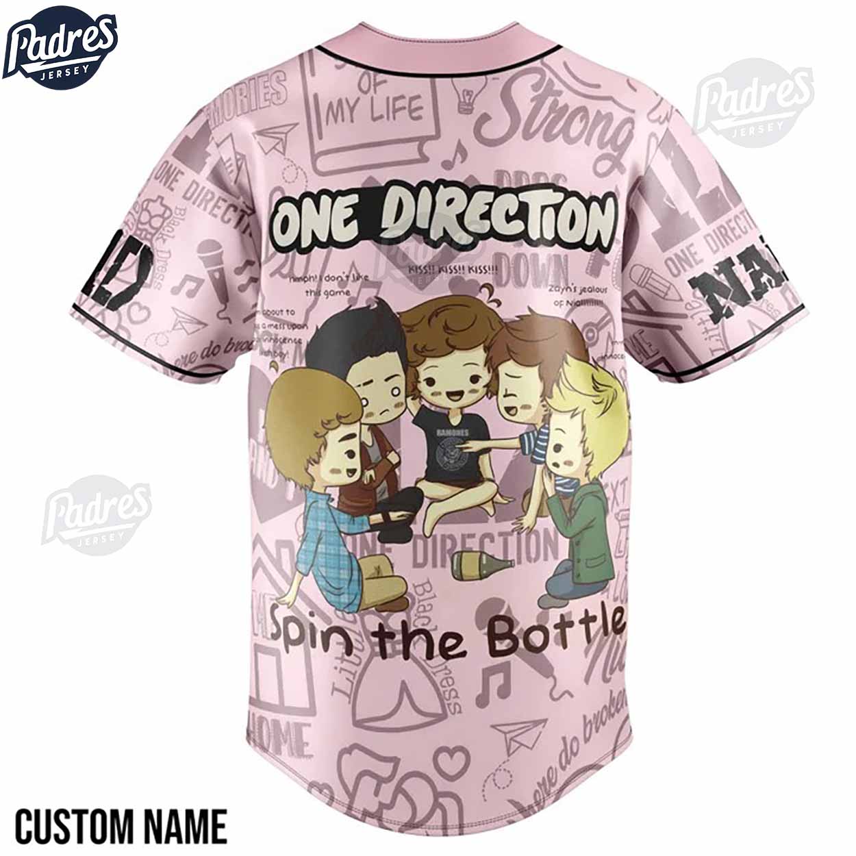 Music One Direction Baseball Jersey - Padres Jersey Oasis: Elevate Your Baseball Style Game