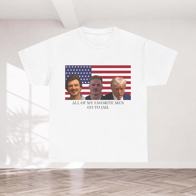 My Favorite Men go to Jail New Morgan Wallen Mugshot Shirt