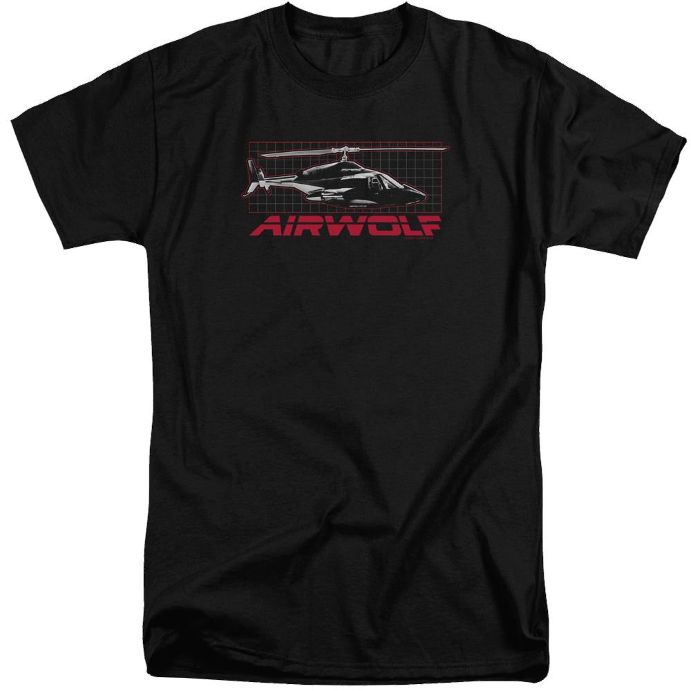 Airwolf Grid - Men's Tall Fit T-Shirt