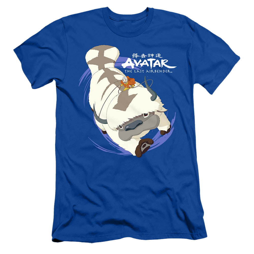 Avatar The Last Airbender Appa In Flight - Men's Slim Fit T-Shirt
