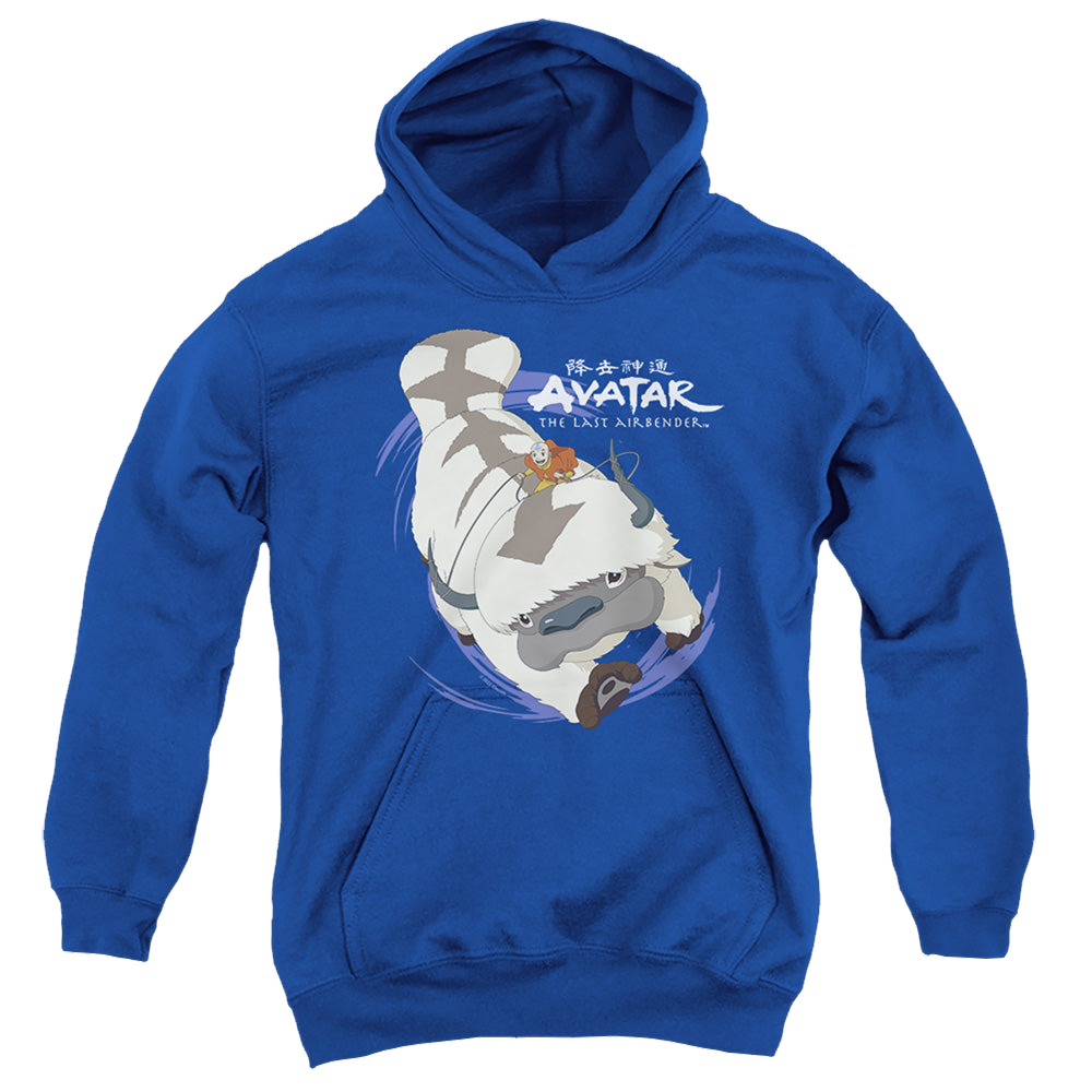 Avatar The Last Airbender Appa In Flight - Youth Hoodie