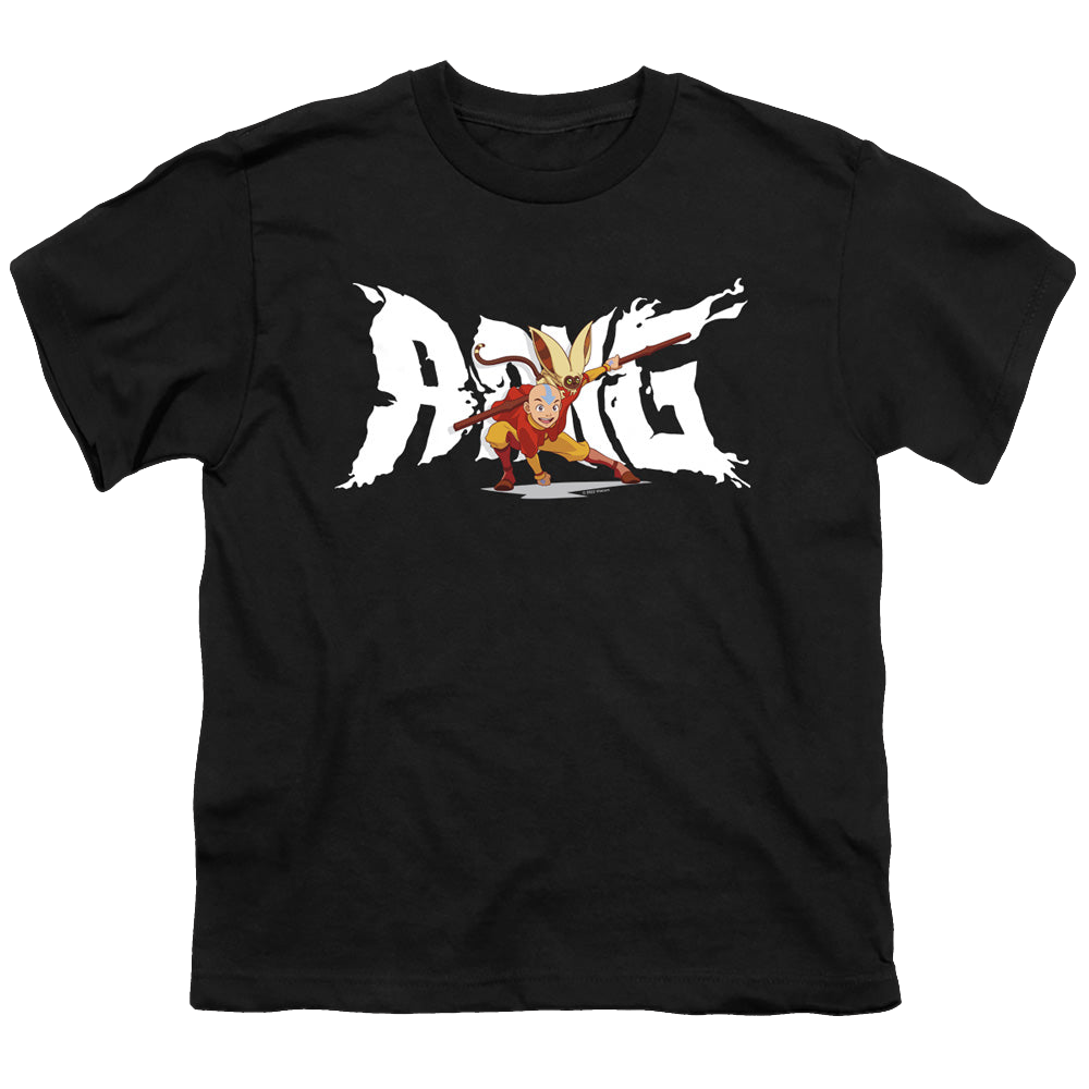 Avatar The Last Airbender Aang And Momo - Youth T-Shirt