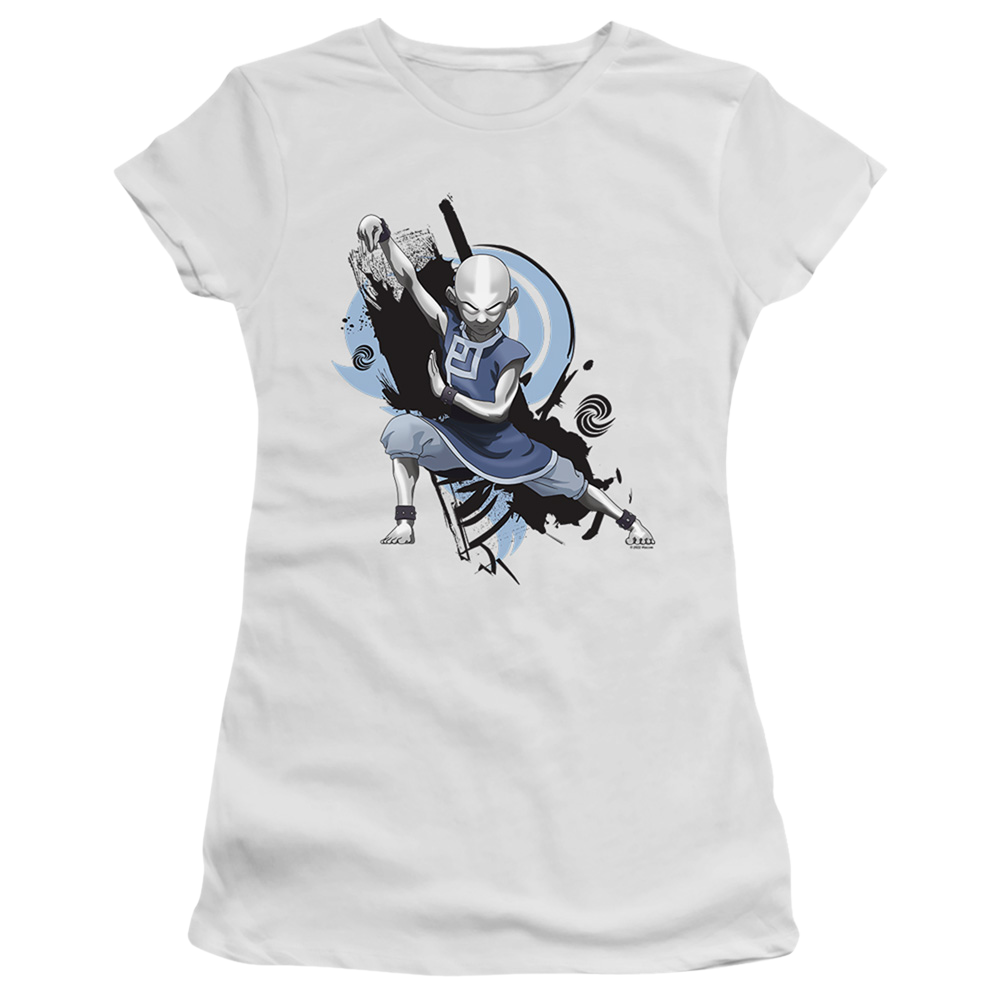 Avatar The Last Airbender Energybending Aang - Juniors T-Shirt