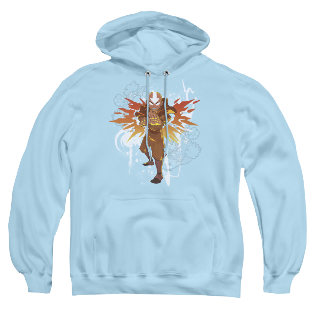 Avatar The Last Airbender Flower And Fish Aang - Pullover Hoodie