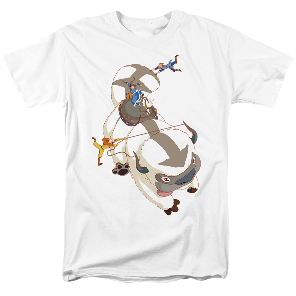 Avatar The Last Airbender Hang On Appa - Men's Regular Fit T-Shirt