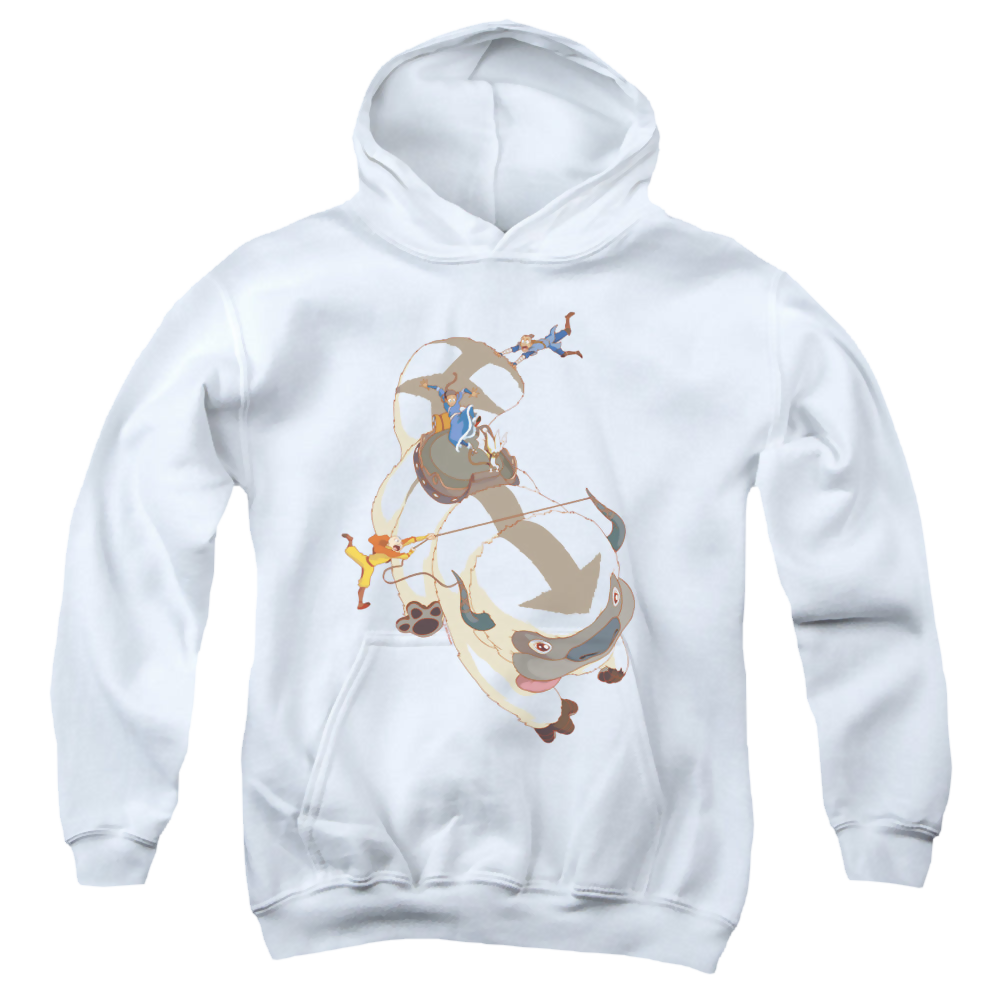 Avatar The Last Airbender Hang On Appa - Youth Hoodie