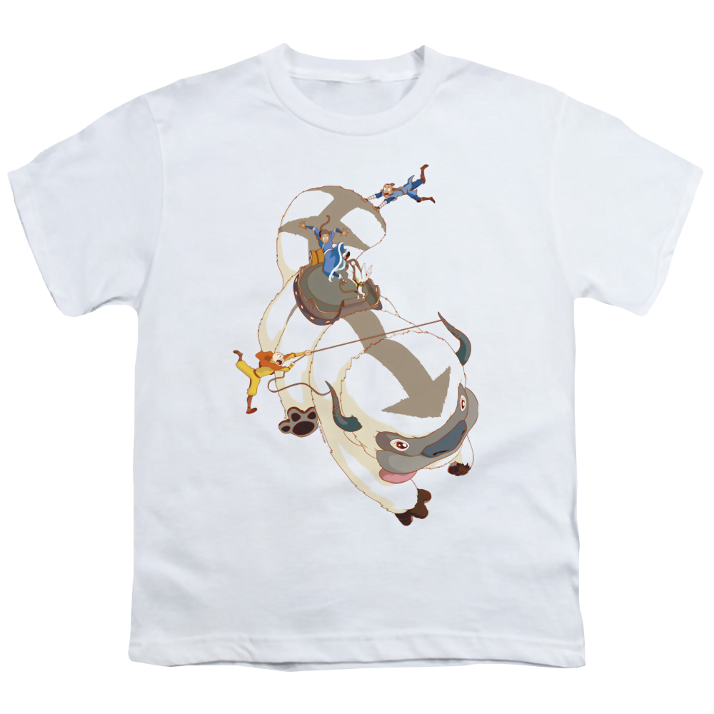 Avatar The Last Airbender Hang On Appa - Youth T-Shirt