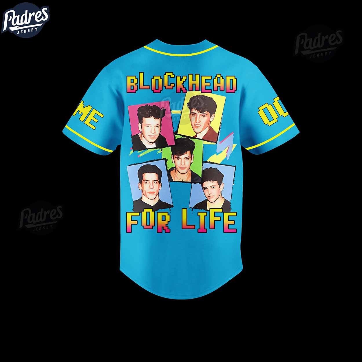 NKOTB Blockhead For Life Custom Baseball Jersey - Padres Jersey Oasis: Elevate Your Baseball Style Game