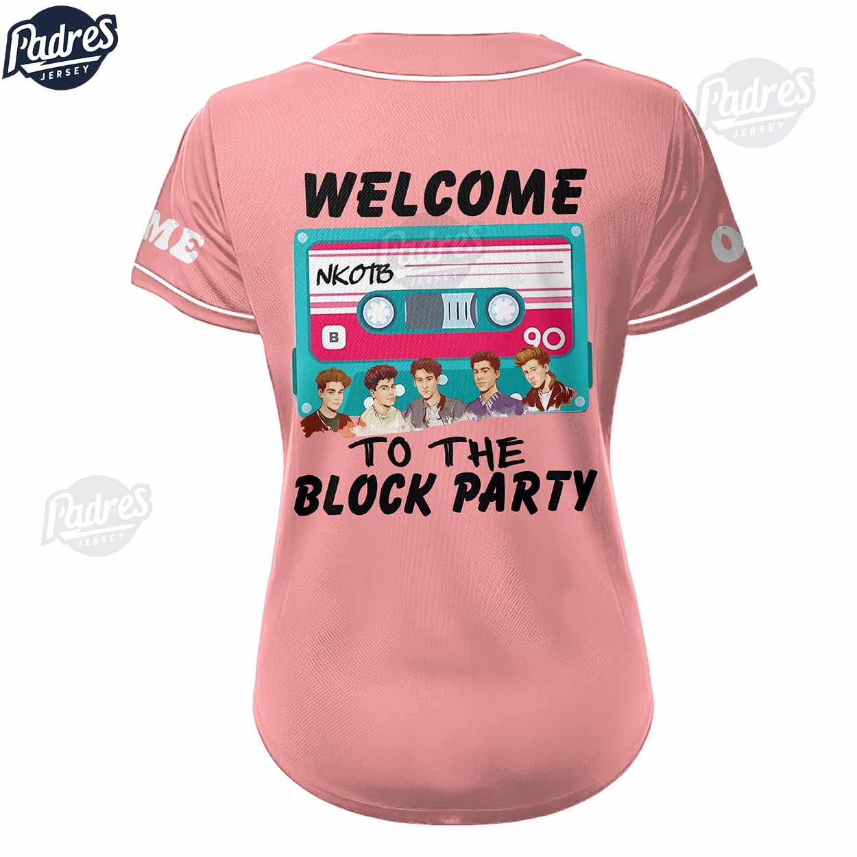 New Kids On The Block Women Custom Baseball Jersey - Padres Jersey Oasis: Elevate Your Baseball Style Game