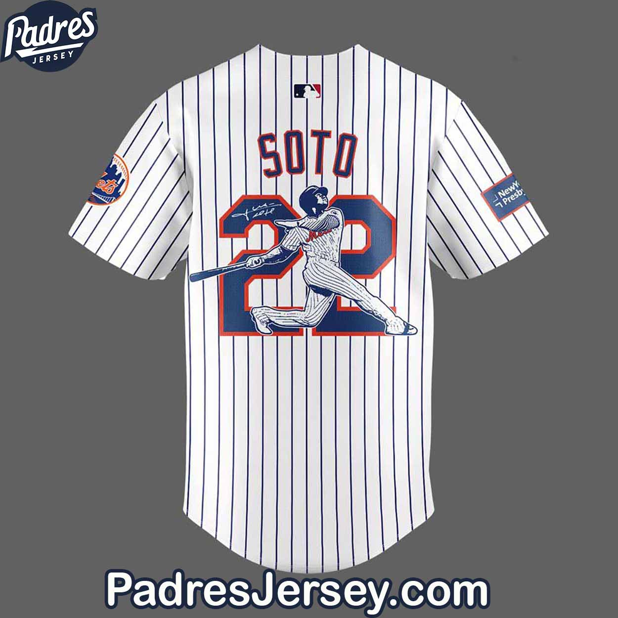 New York Mets Juan Soto Baseball Jersey Outfit - Number 22 - Padres Jersey Oasis: Elevate Your Baseball Style Game
