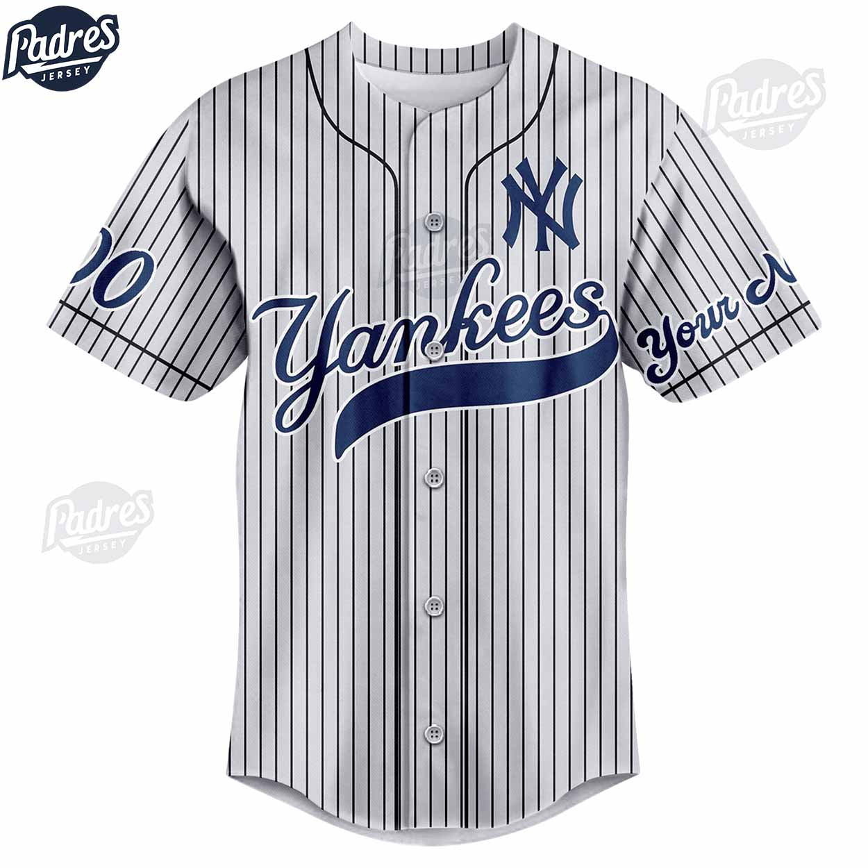 New York Yankees Custom Baseball Jersey Style For Fan - Padres Jersey Oasis: Elevate Your Baseball Style Game