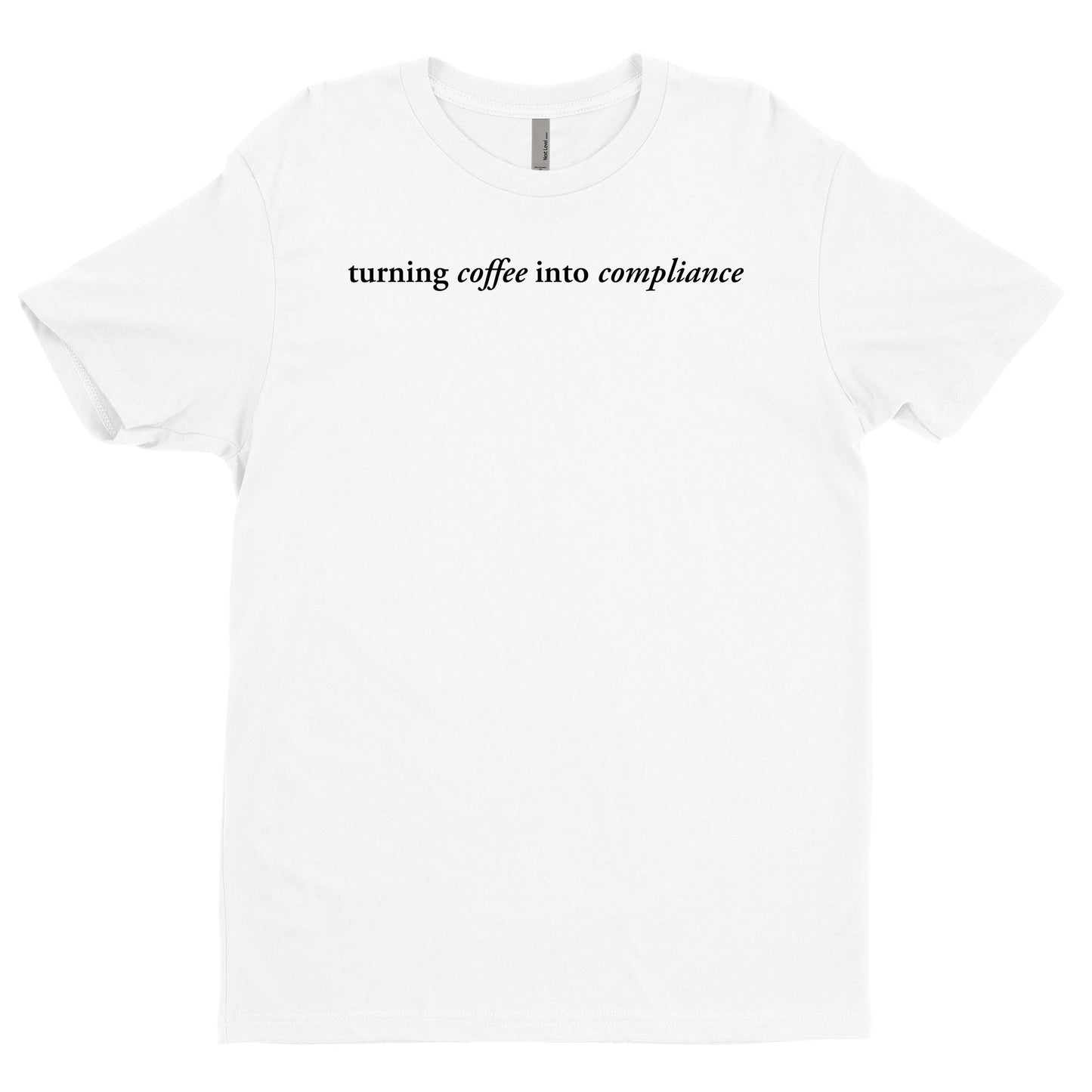 Turning Coffee Into Compliance Tee