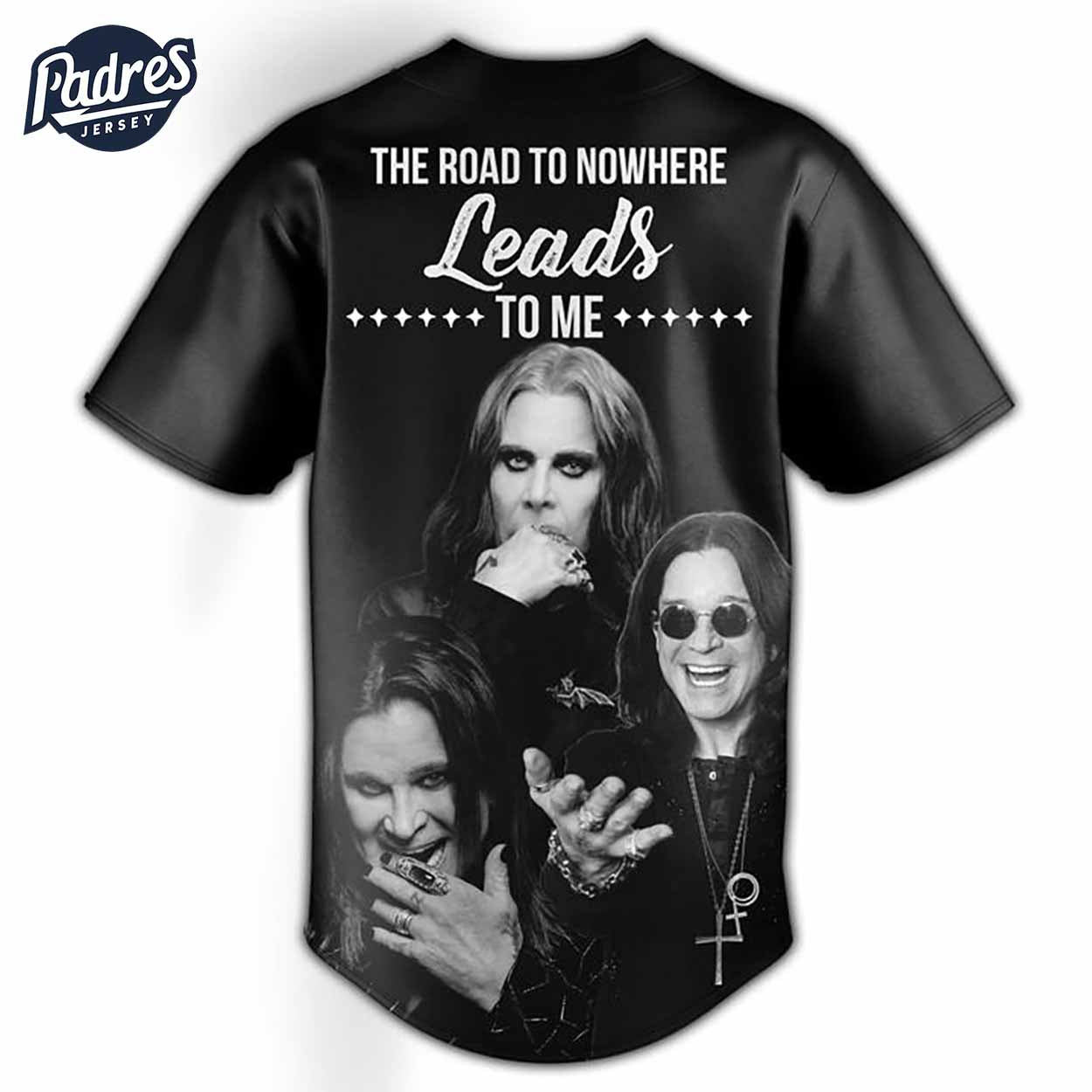 Ozzy Osbourne Road To Nowhere Baseball Jersey - Padres Jersey Oasis: Elevate Your Baseball Style Game