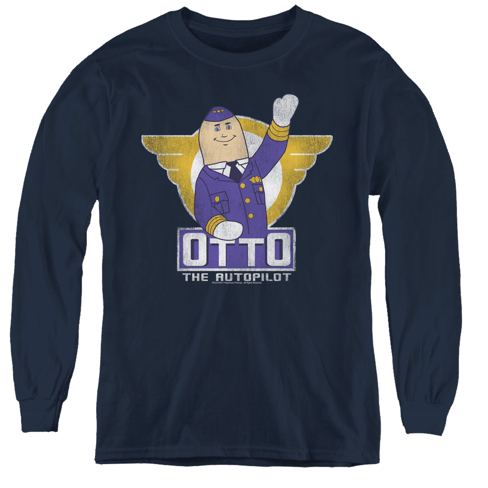 Airplane Otto - Youth Long Sleeve T-Shirt