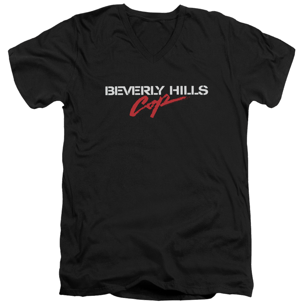 Beverly Hills Cop Logo - Men's V-Neck T-Shirt Style001