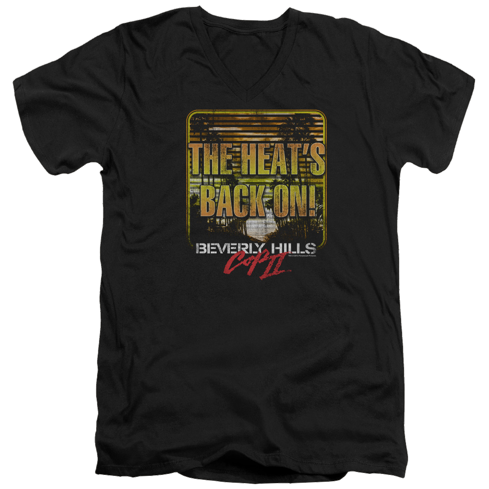 Beverly Hills Cop The Heats Back On - Men's V-Neck T-Shirt