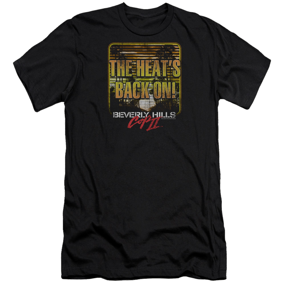 Beverly Hills Cop The Heats Back On - Men's Premium Slim Fit T-Shirt
