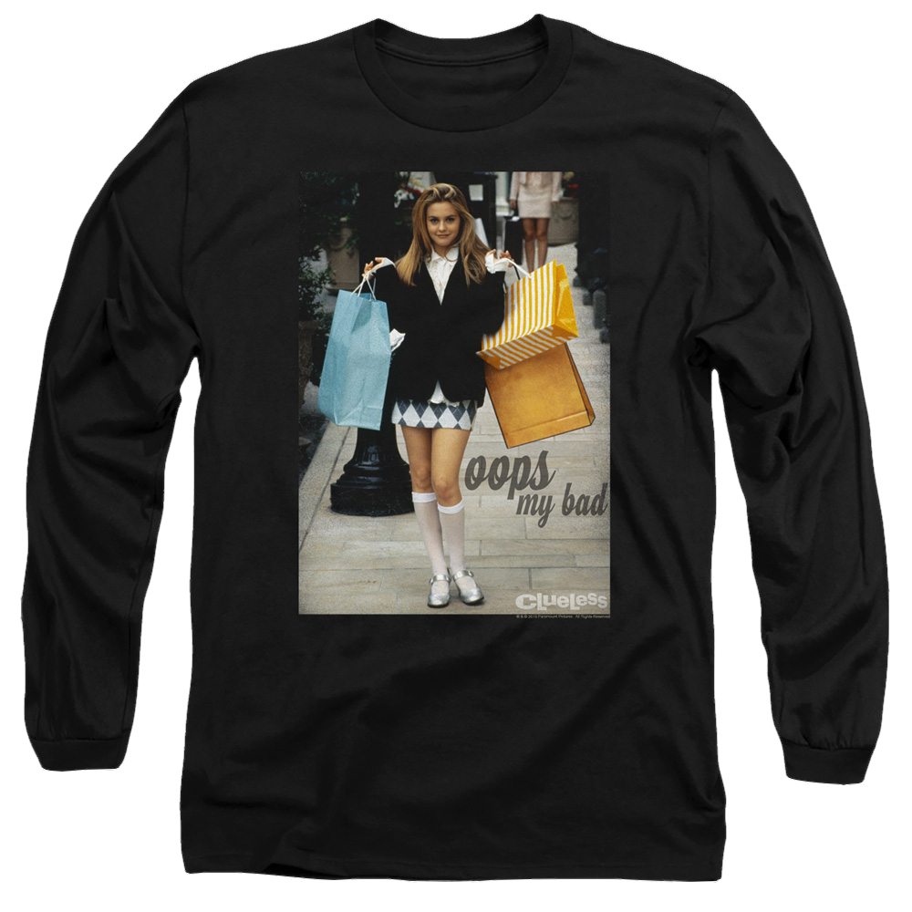 Clueless Oops My Bad - Men's Long Sleeve T-Shirt