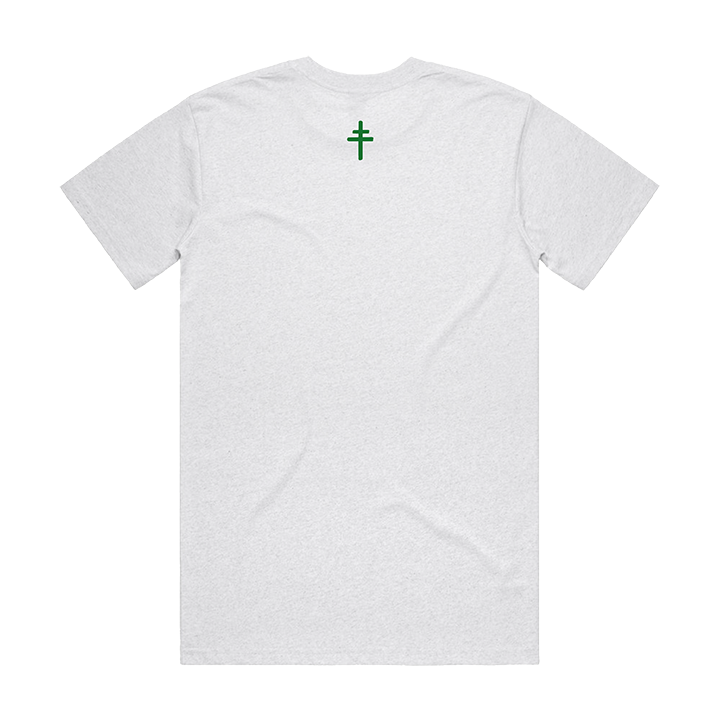 President / Look Away Tee (White Marle)