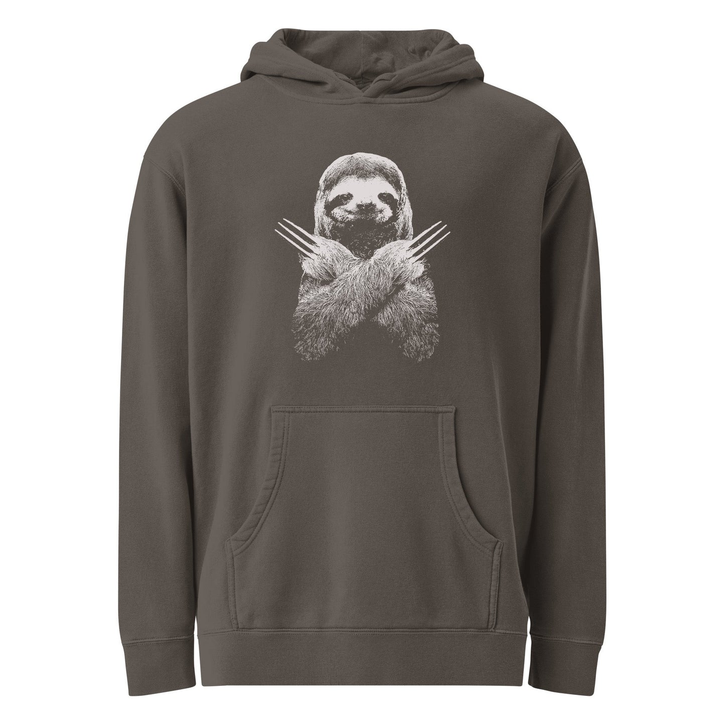 Unisex Slotherine Vintage Wash Pullover Hoodie