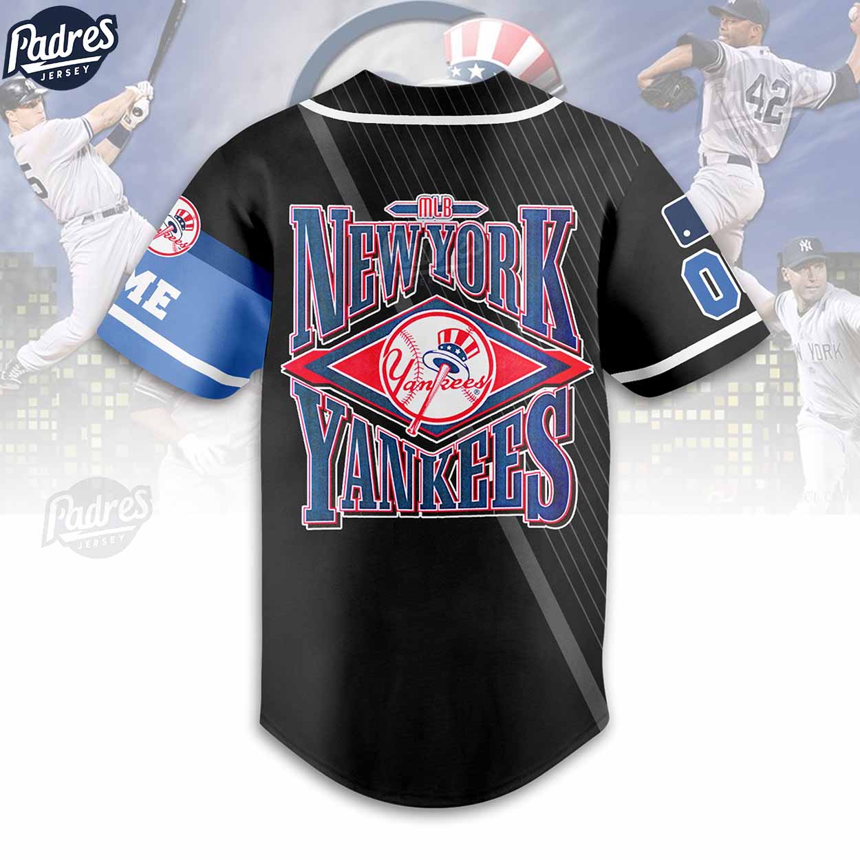 Personalized MLB New York Yankees Baseball Jersey Shirt - Padres Jersey Oasis: Elevate Your Baseball Style Game