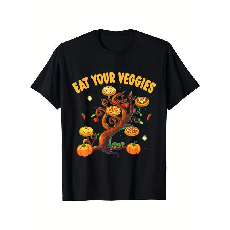 Pizza Lover's Dream: 100% Cotton T-Shirt - Breathable, Comfort Fit for Men & Women | Perfect Gift for Thanksgiving & Christmas | Casual Wear, Sizes S-XXXL, Black made in usa