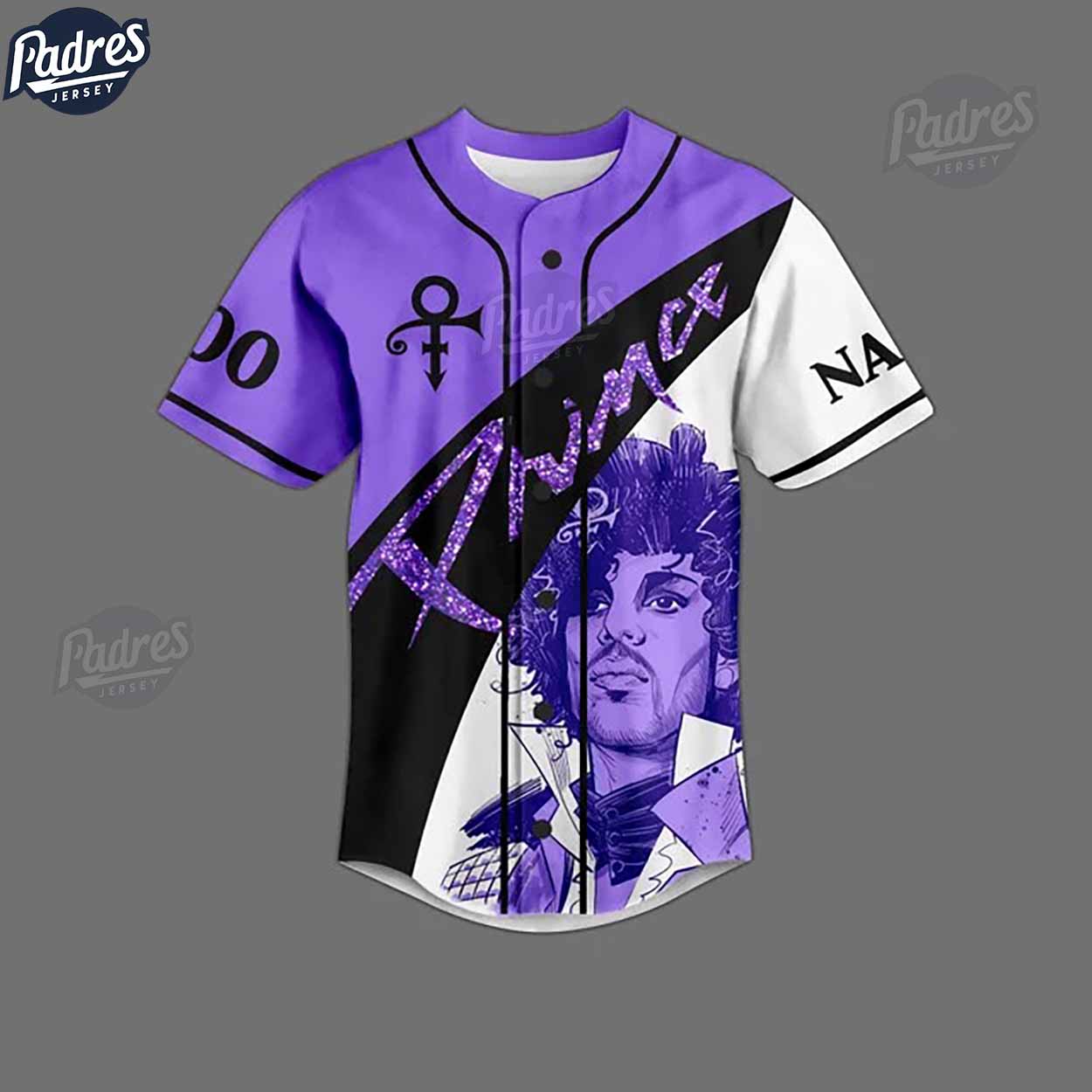 Prince Purple Rain Custom Baseball Jersey - Padres Jersey Oasis: Elevate Your Baseball Style Game