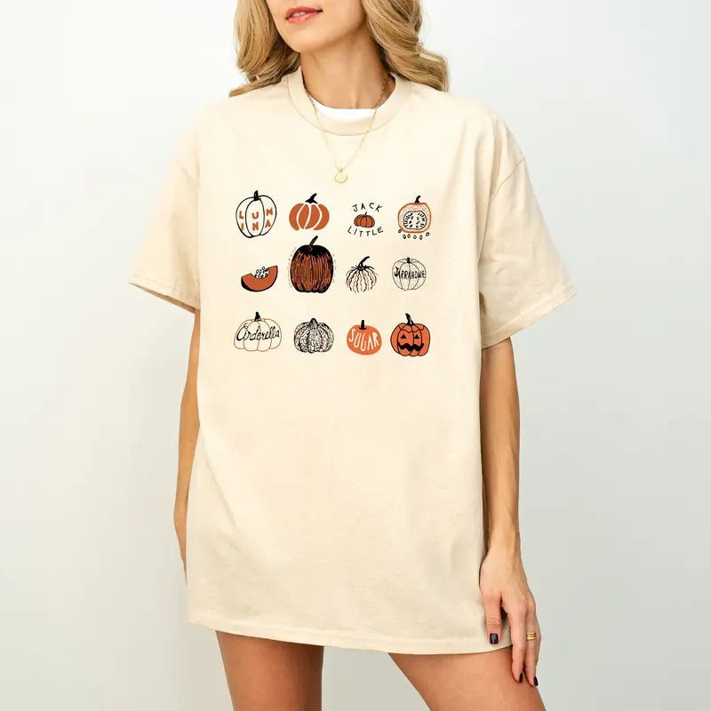 Pumpkin Shirt, Pumpkin Halloween Shirt, Pumpkin Sweatshirt, Pumpkin Tee, Spooky Seasons Shirt