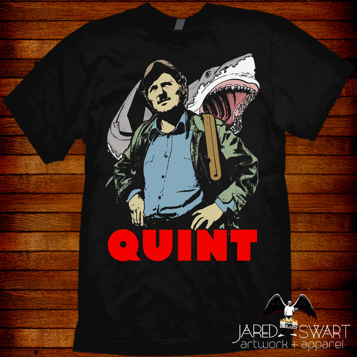Jaws T-shirt "Quint"