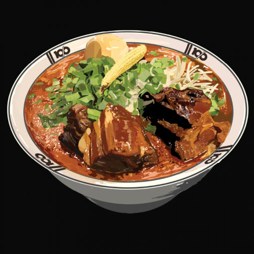 ten/o - 'Ramen' T-Shirt - Black