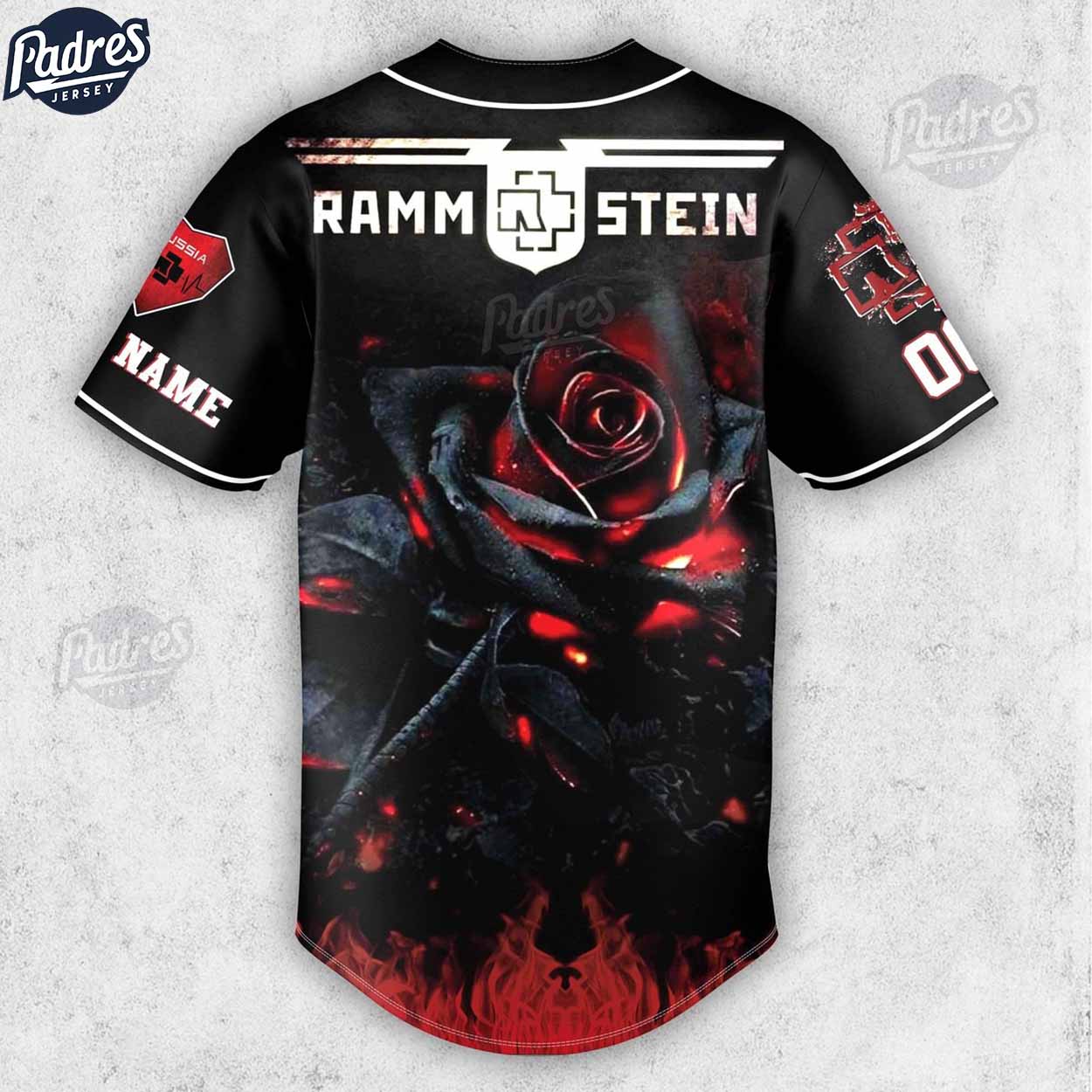 Rammstein Band Personalized Baseball Jersey Shirt - Padres Jersey Oasis: Elevate Your Baseball Style Game