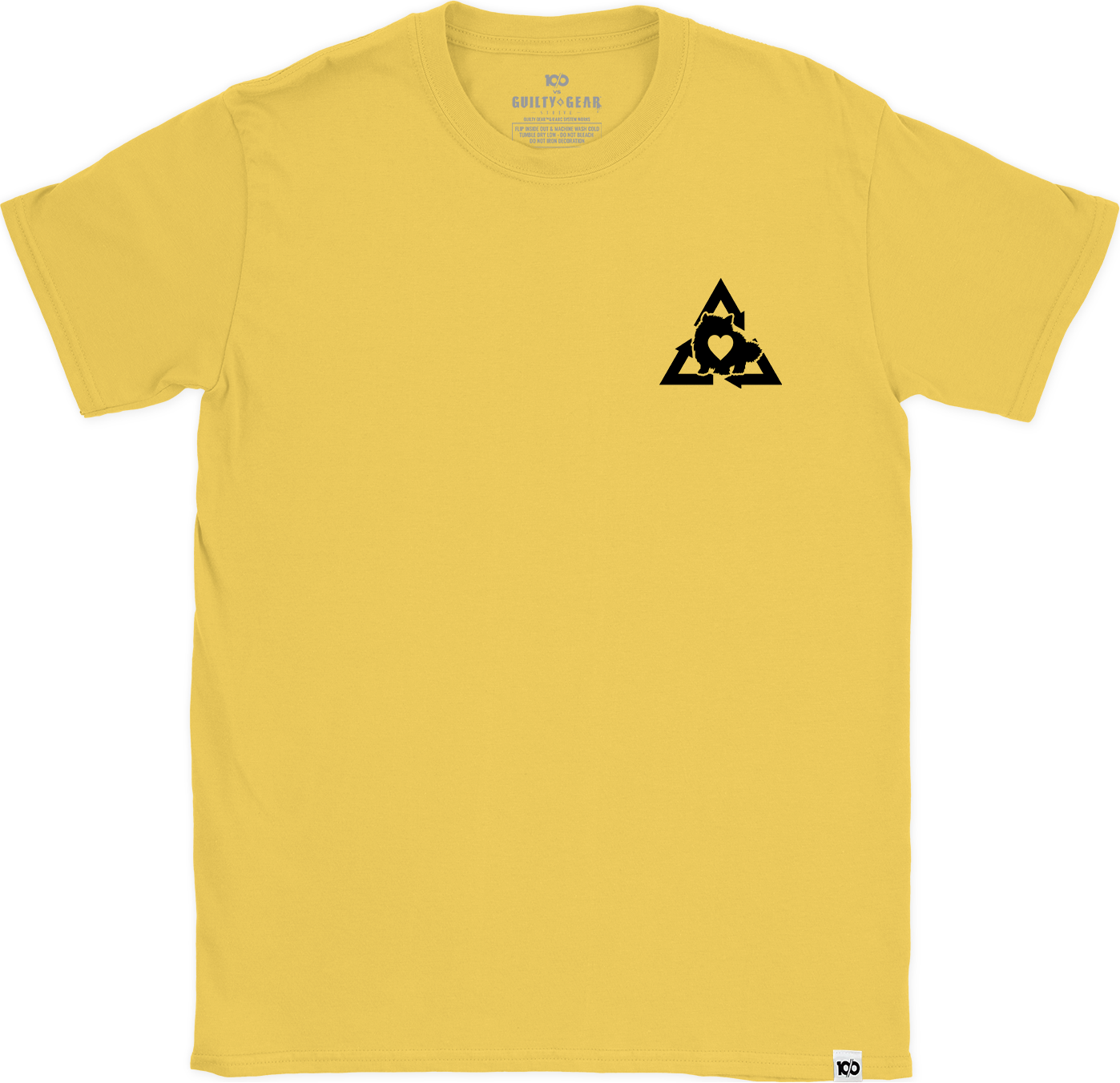 GUILTY GEAR - 'Rei Hype' T-Shirt - Yellow