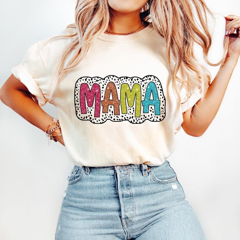 Retro Mama T-Shirt, Mama T-Shirt, Mother's Day T-Shirt, Spring T-Shirt, Mama designs, Mom Gift