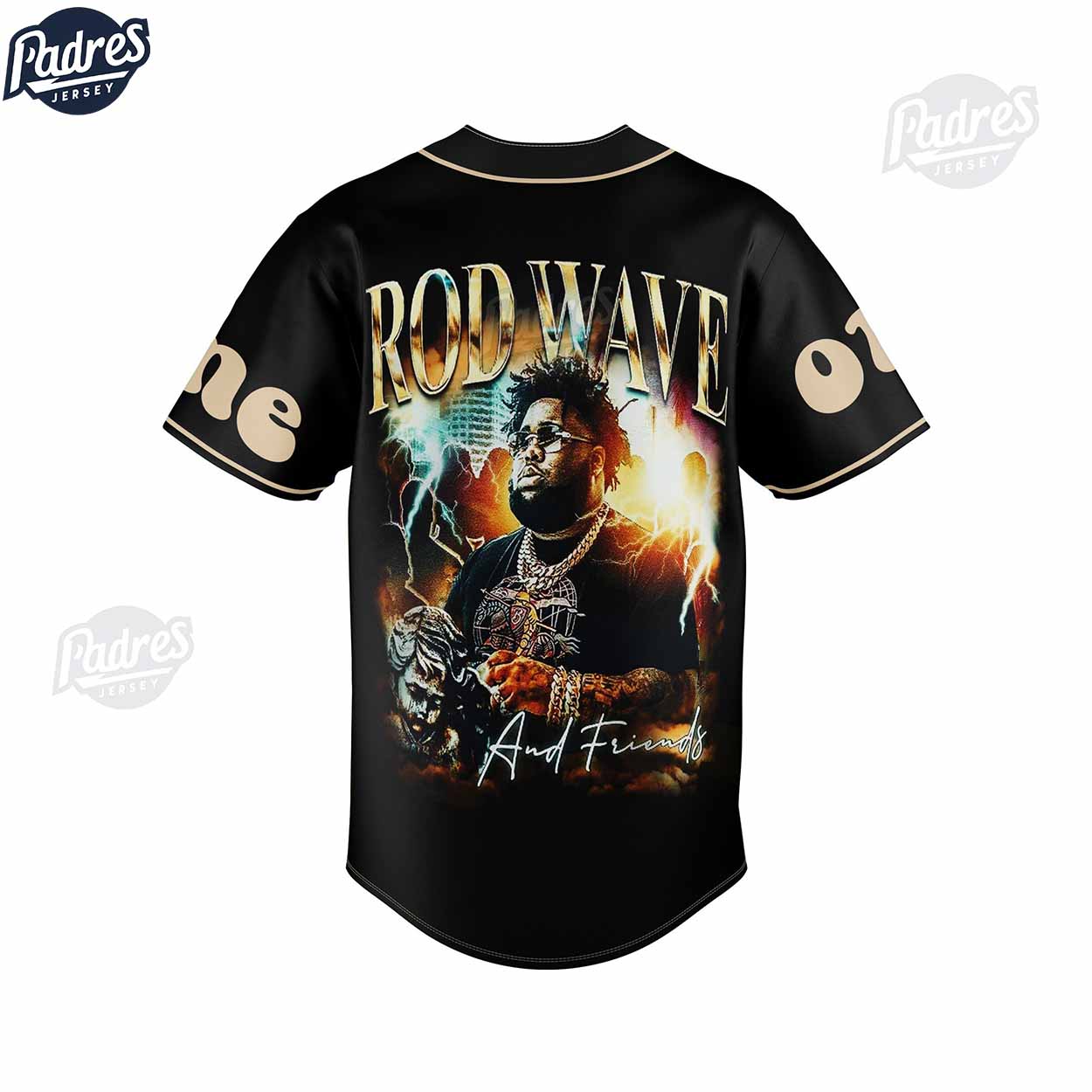 Rod Wave Nostalgia Tour 2024 Custom Baseball Jersey - Padres Jersey Oasis: Elevate Your Baseball Style Game