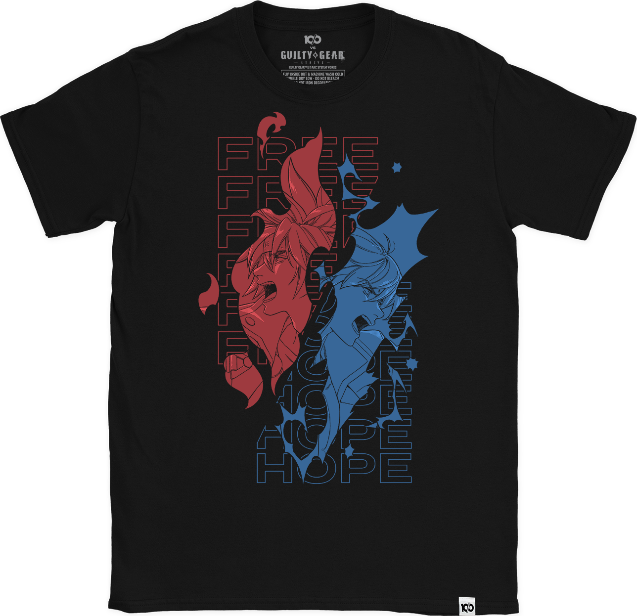 GUILTY GEAR - 'Sol vs Ky' T-Shirt - Black