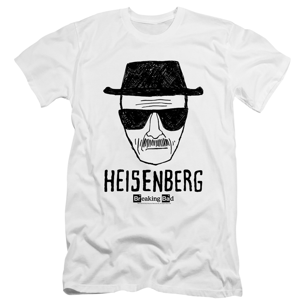 Breaking Bad Heisenberg - Men's Premium Slim Fit T-Shirt