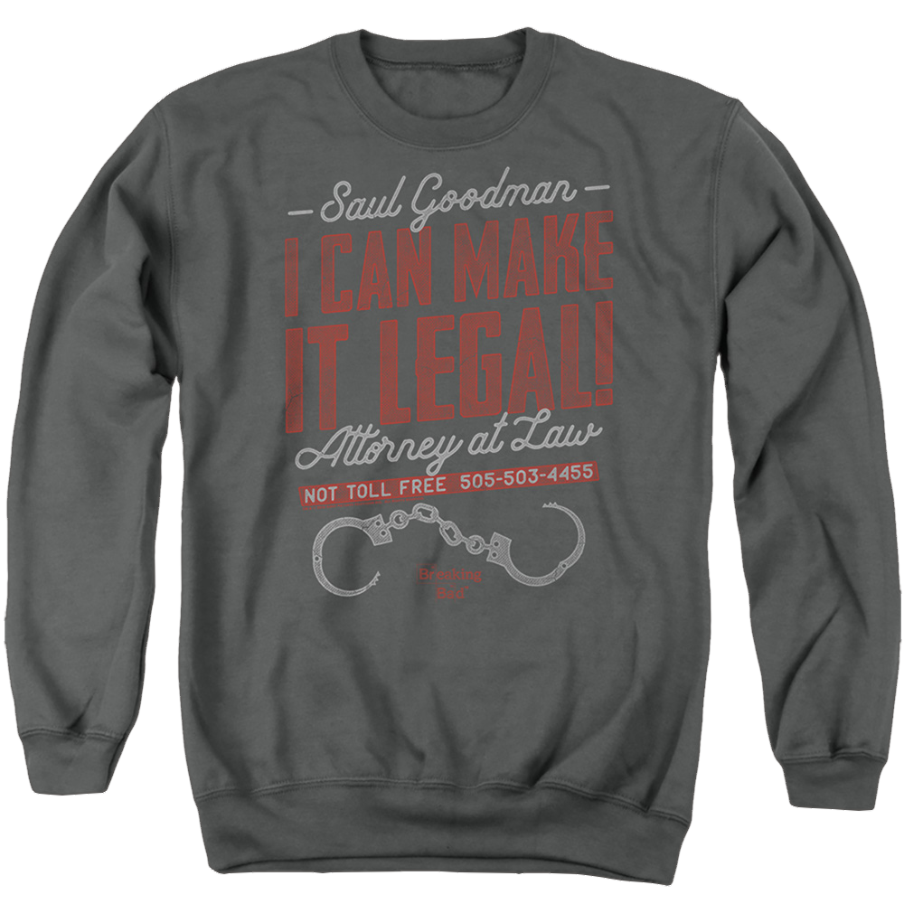 Breaking Bad Make It Legal - Men's Crewneck Sweatshirt